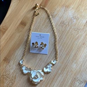 Kate spade necklace and earrings